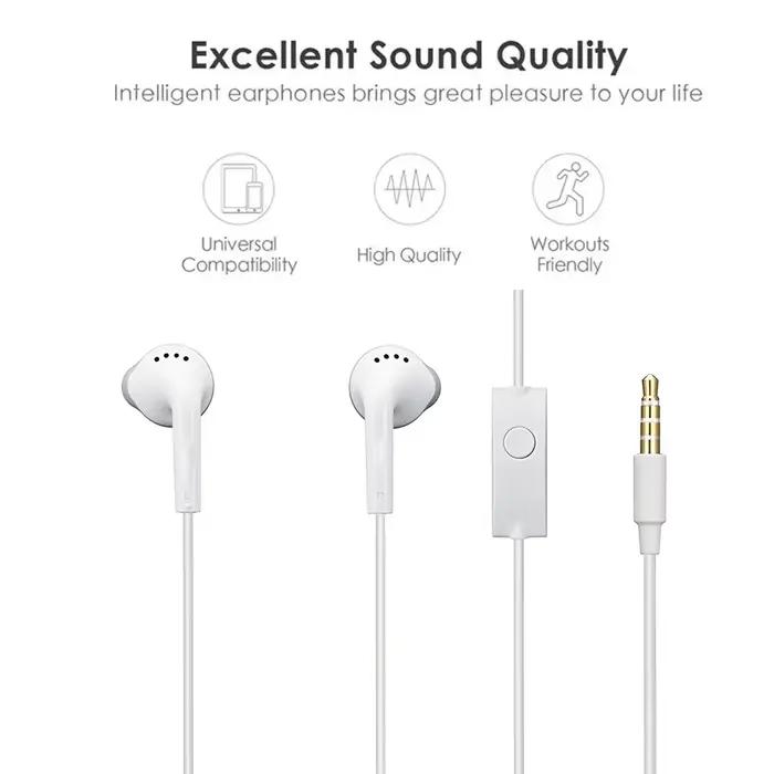 Pour Samsung écouteur EHS61 S5830 3.5mm casque filaire avec micro pour Galaxy A15 A14 A06 A05 A25 A34 A13 A12 M15 M34 M14 S9 S10 Plus