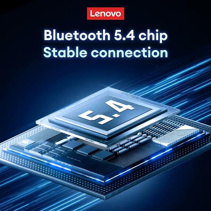 Ecouteurs de jeu sans fil Lenovo GM2 Pro TWS avec affichage de batterie LED et annulation active du bruit pour jeu intense et communication claire en extérieur et en intérieur
