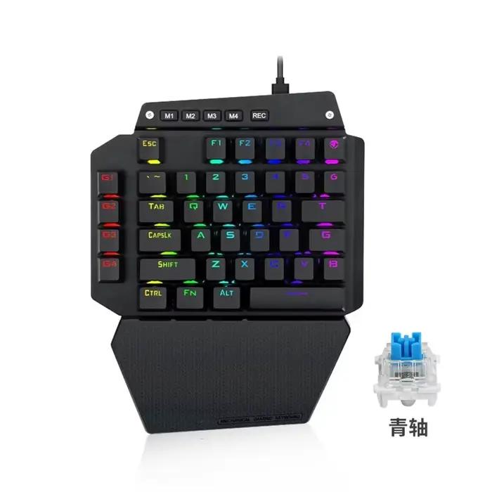 K700 clavier mécanique de jeu à une main 44 touches