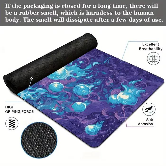 Tapis de jeu MTG Blue Cloak Black Cat Wizard Design tapis de combat pour cartes magiques antidérapant bords cousus tapis de jeu de table pour occasions spéciales à offrir pour collectionneurs de cartes magic