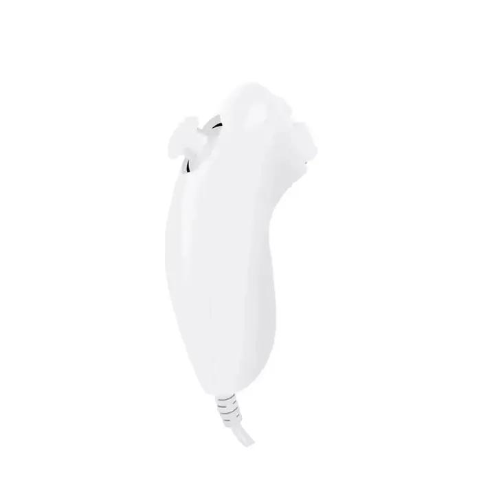 1 pièces poignée de jeu incurvée gauche contrôleur Nunchuk pour Nintendo Wii manette Nunchuck