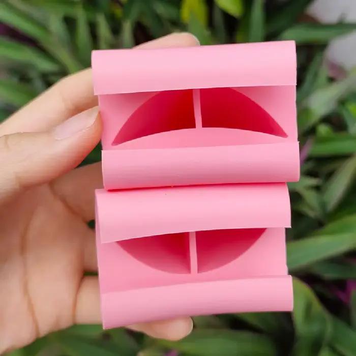 Oreilles de chat en Silicone rose pour écouteurs