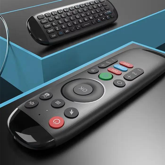 M6 Smart Flying Air Mouse clavier sans fil souris Mini télécommande vocale avec rétro-éclairage pour Android ordinateur