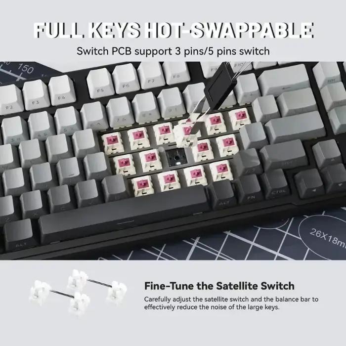 Clavier mécanique Attack Shark X98Pro 3 modes