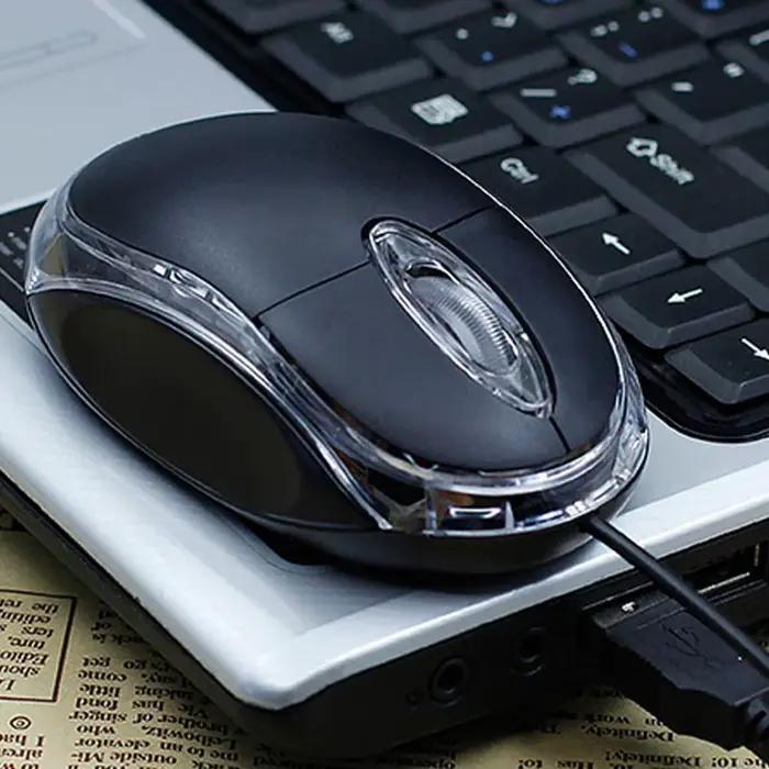 Souris optique filaire USB à 3 boutons