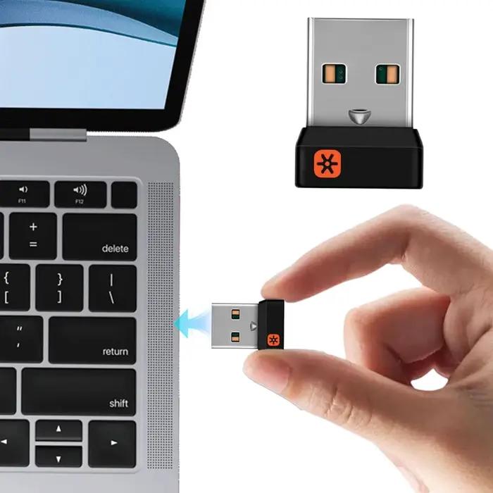 Récepteur USB connectant jusqu'à 6 appareils