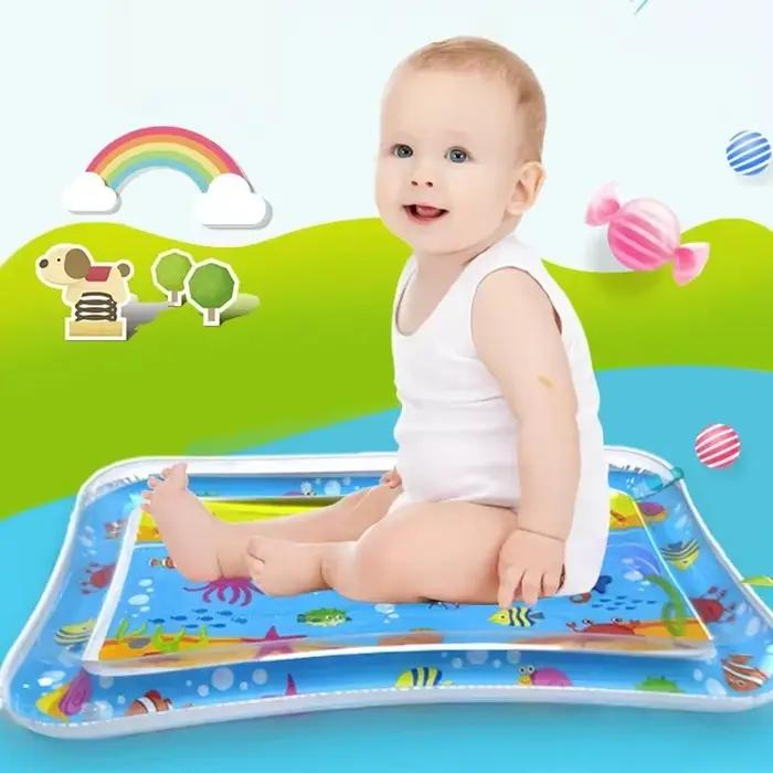 Tapis d'eau gonflable d'été tapis de jeu en PVC tapis d'eau de Center de jeu d'activité pour tout-petits pour bébés éducation précoce développement jouet d'été