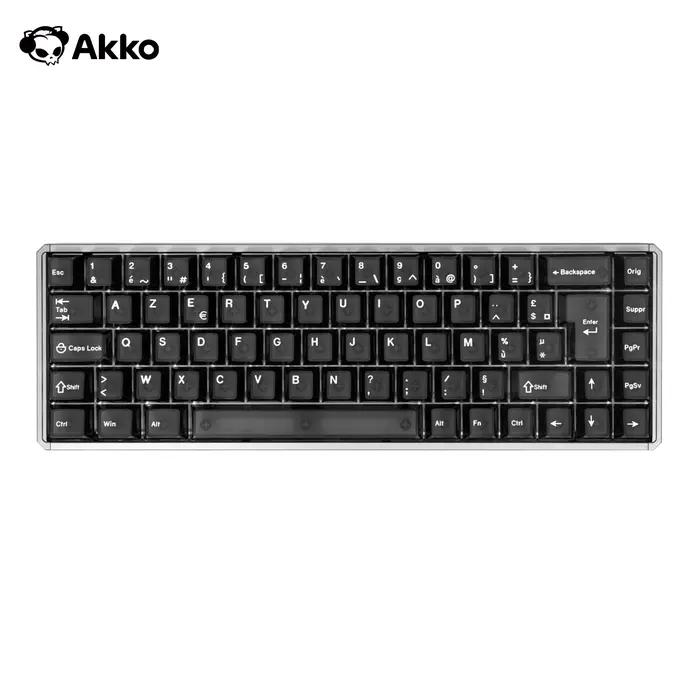 Akko MOD68 HE Magnétique Clavier Mécanique 65% ISO FR/UK/DE Mise En Page Rapide Déclencheur 0.005mm 8K ARGB