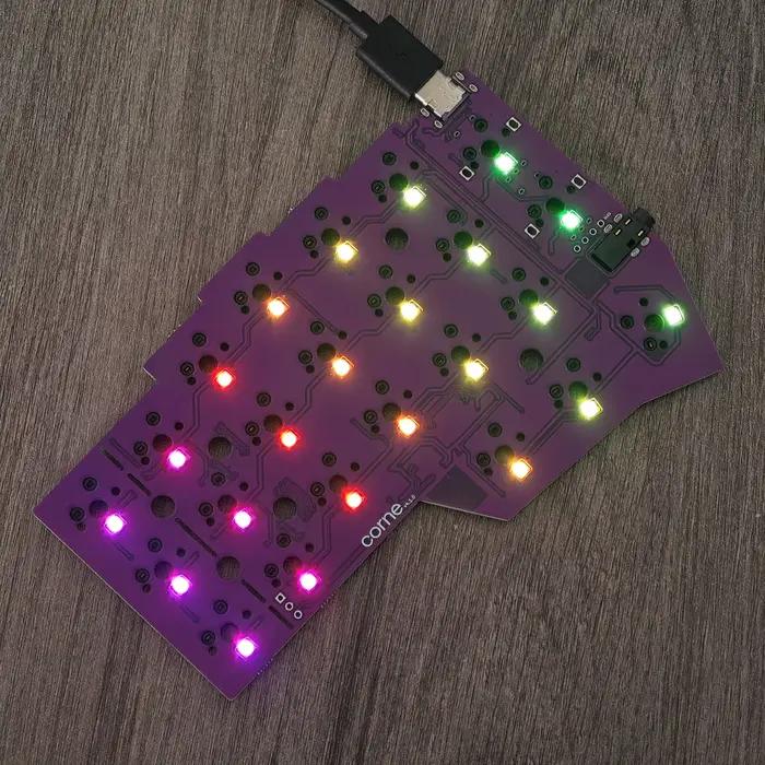 YMDK Corne V4.1 Split 46 touches ergonomie 40% disposition clavier mécanique échangeable à chaud RGB QMK VIAL Programmable