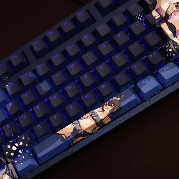 Kuromi Serika Blue Archive Game PBT Keycaps