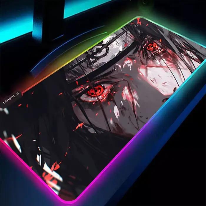 Tapis de souris RGB 90x40cm Naruto Itachi Uchiha