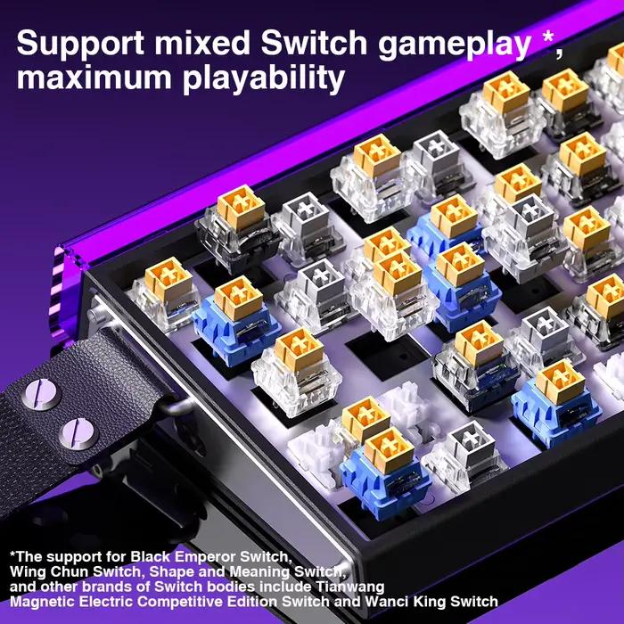 AULA HERO 68HE clavier à interrupteur magnétique déclencheur rapide 8K retour Esports Gamer