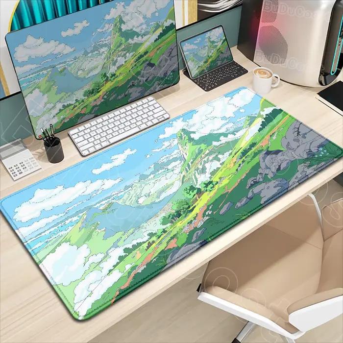 Tapis de souris de montagne verte