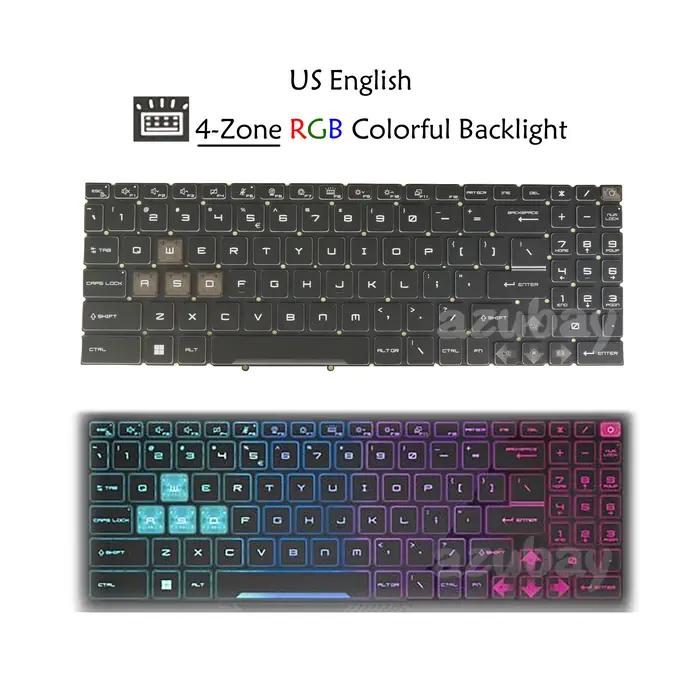 Clavier d'ordinateur portable RVB US