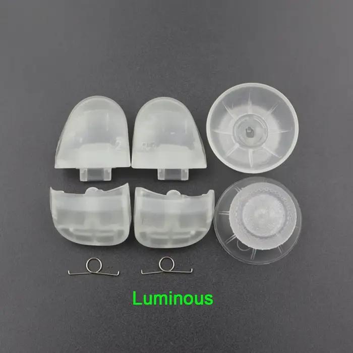 1 ensemble de boutons de déclenchement L1 R1 L2 R2 et ressorts + capuchons de joystick pour manette PS5 V2.0 BDM-020 – Accessoires de remplacement