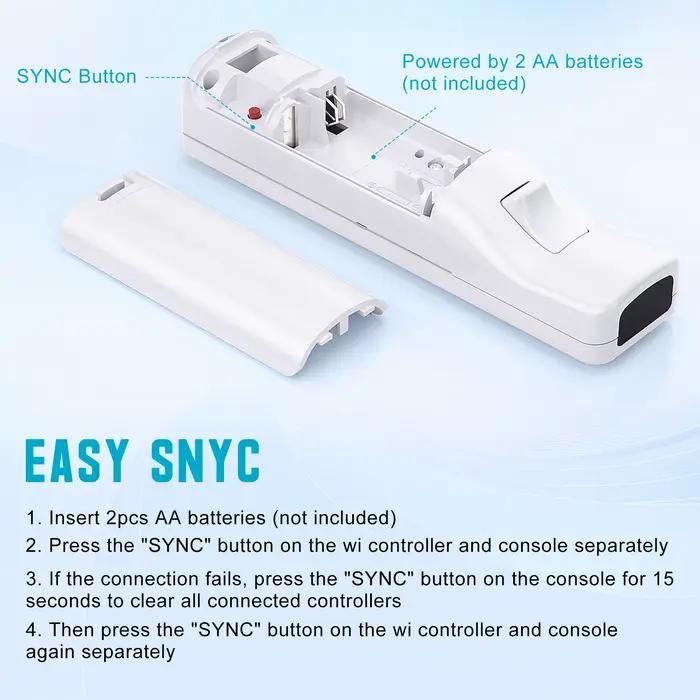 Contrôleurs de jeu pour Nintendo Wii/WiiU Console contrôleur 2in1 gauche/droite manette de jeu sans fil