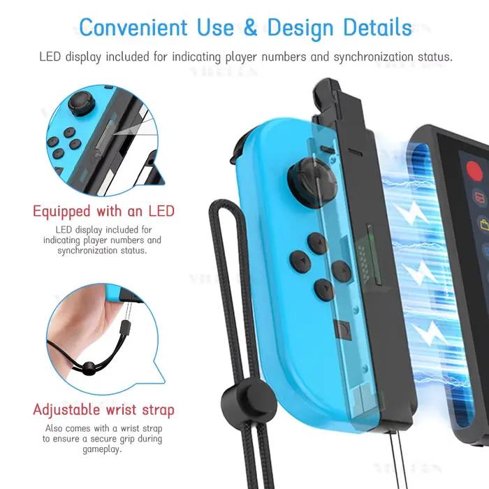 Adaptateur de contrôleur de désigh magnétique pour Conversion Joycon Switch1 vers Switch2