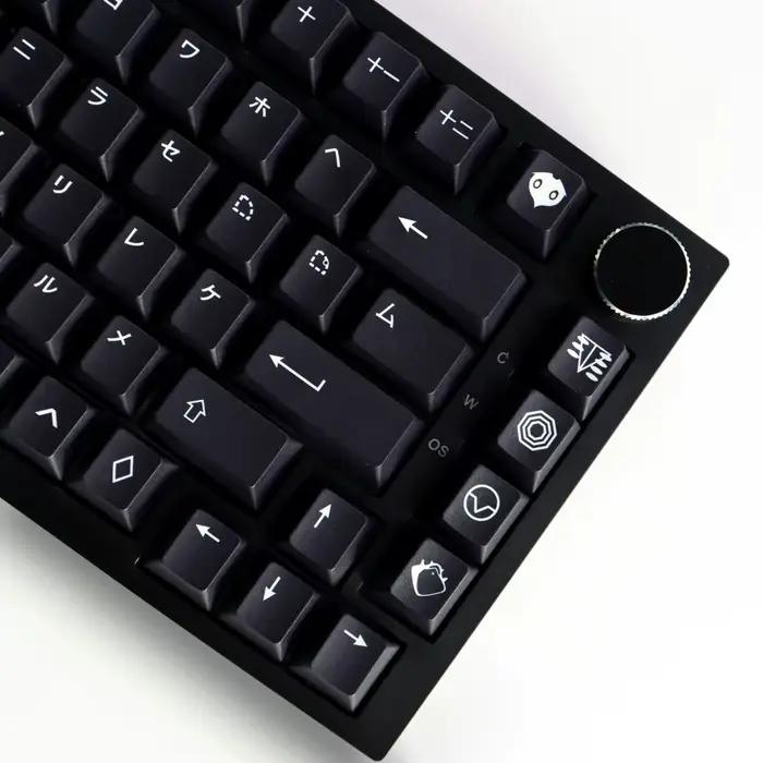 Capuchons de touches Katakana en matériau PBT