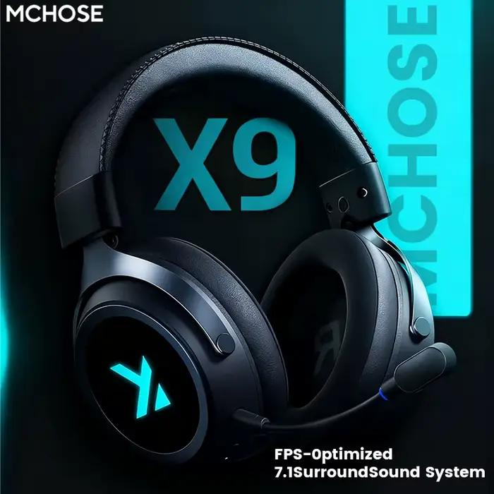 MCHOSE X9 casque sans fil jeu 7.1