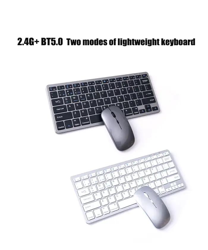 Clavier et Souris Sans Fil 2.4G Bluetooth – Kit PC