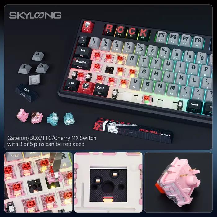 SKYLOONG GK104 Pro Clavier mécanique sans fil