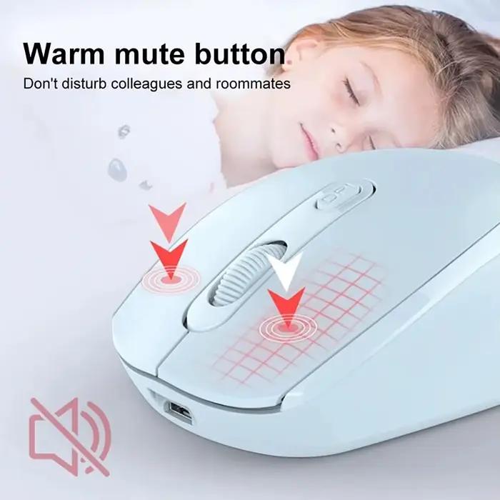 Souris silencieuse sans fil