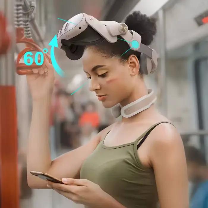 Pour Meta Quest 3 Quest3 bandeau support de sangle de tête réalité virtuelle VR lunettes casque