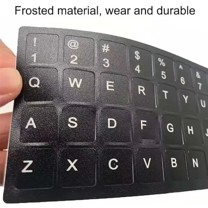 Autocollants de clavier résistants à l'usure
