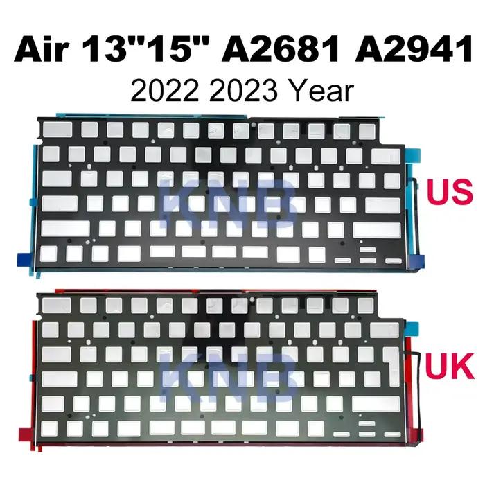 Nouveau rétro-éclairage du clavier d'ordinateur portable pour MacBook Air Retina 13 "15" A2179 A2337 A2681 A2941 A3113 A3114 A3240 A3241 2020-2025 ans