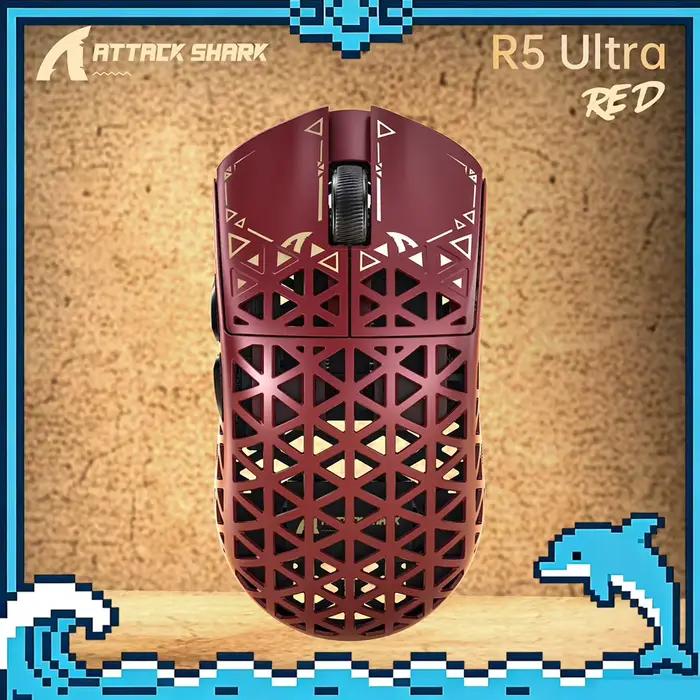 Souris de jeu sans fil haut de gamme ATTACK SHARK R5 ULTRA
