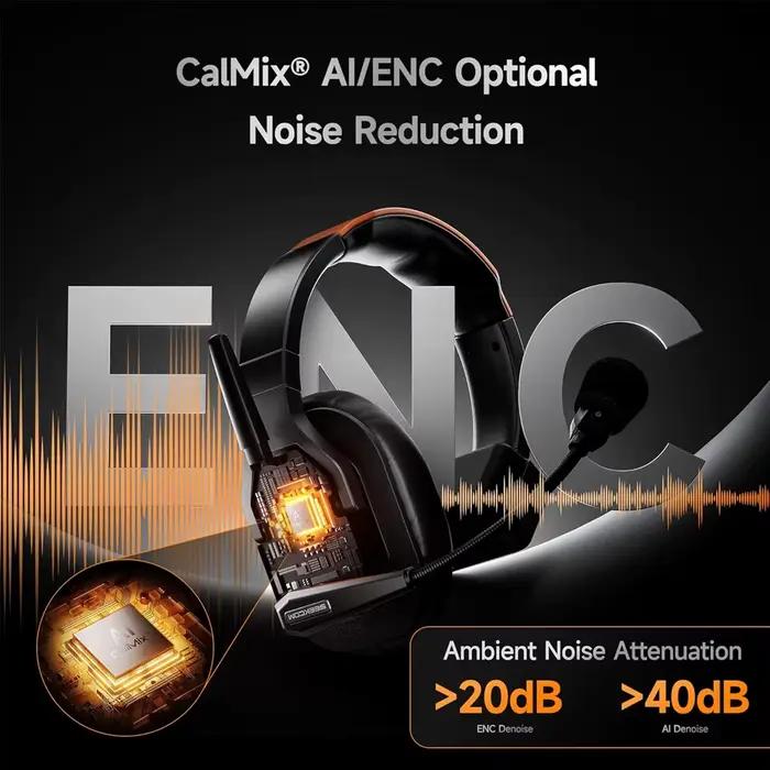 Système de casque d'intercom sans fil COMICA Seekcom S1 500m/1640ft 2.4GHz Full-Duplex Communication pour 5 personnes