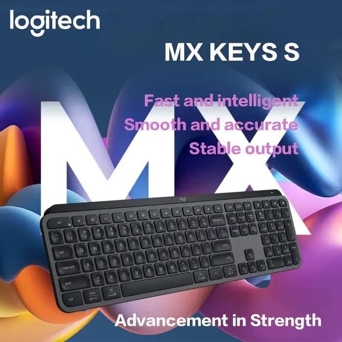 Clavier de bureau sans fil Logitech MX Keys S – Éclairage intelligent