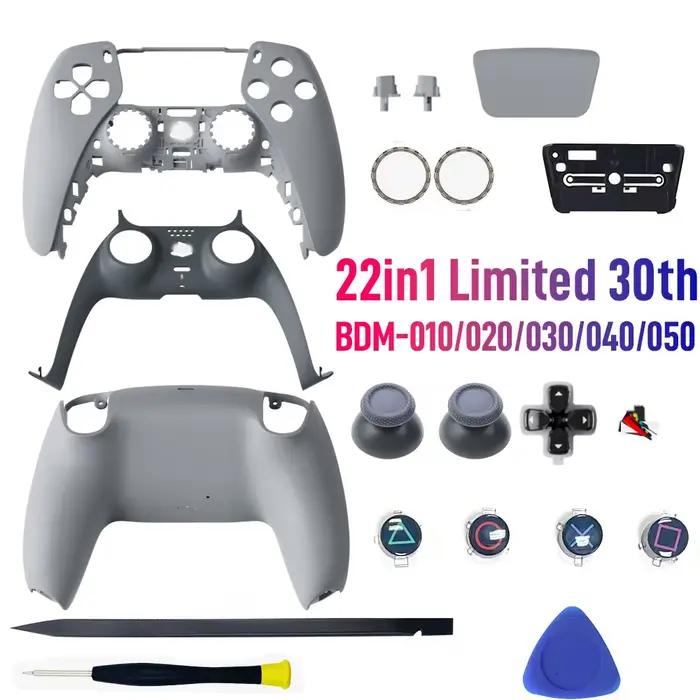 Coque de manette PS5 édition 30e anniversaire modèle BDM-010/020/030/040/050 rouge protecteur avant arrière gaming exclusivité occasion spéciale