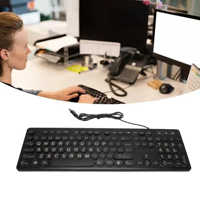 Clavier filaire rétro4.2 à impression large