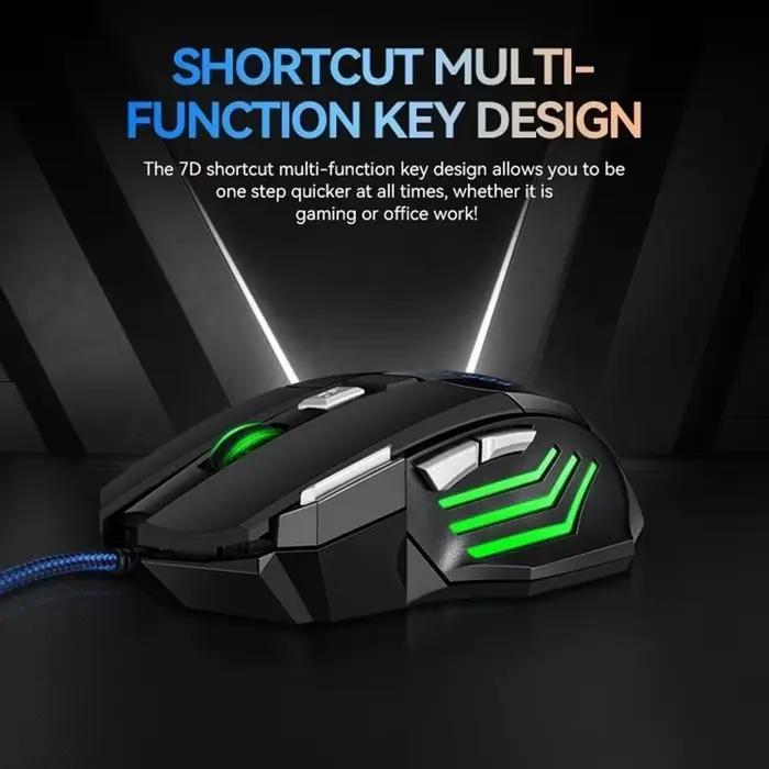 Souris de jeu filaire USB