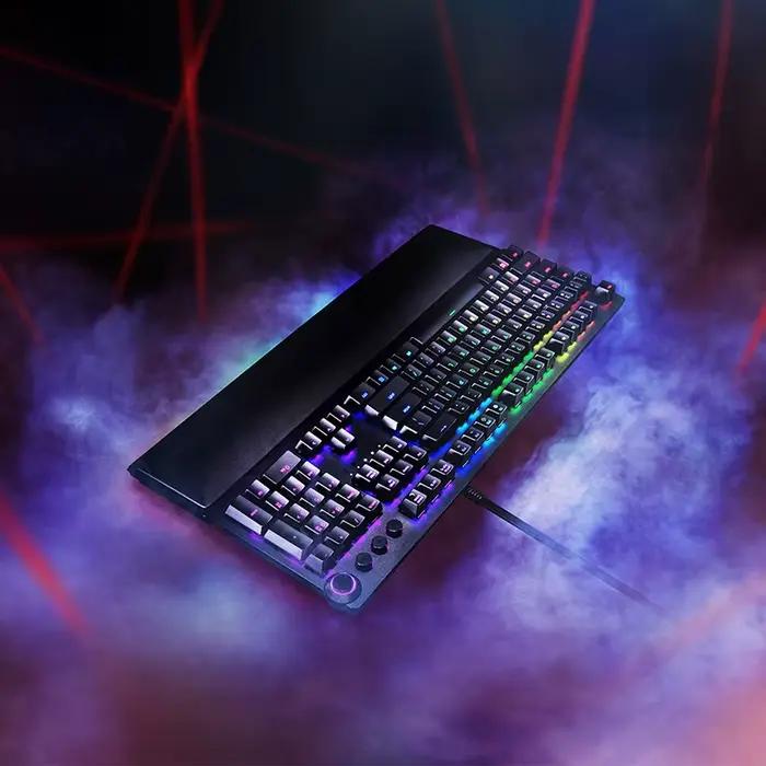 Razer Huntsman Elite clavier de jeu commutateurs optiquesChroma RGB repose-poignet magnétique action rapide PC de jeu