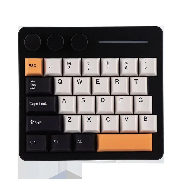 KiiBOOM Cybrix 29 29 touches + 3 boutons clavier de jeu magnétique à effet Hall filaire rapide CNC en aluminium et acrylique taux d'orientation 8Khz