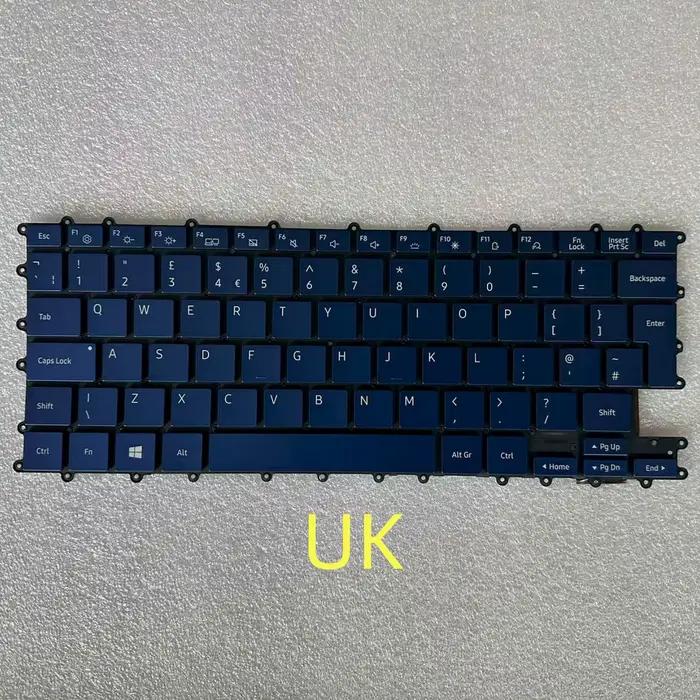 Clavier d'ordinateur portable d'origine anglais/royaume-uni/italie/GR pour Samsung Galaxy Book Flex NP930QCG 930QCG NT930QCG NT930QDA rétro-éclairé