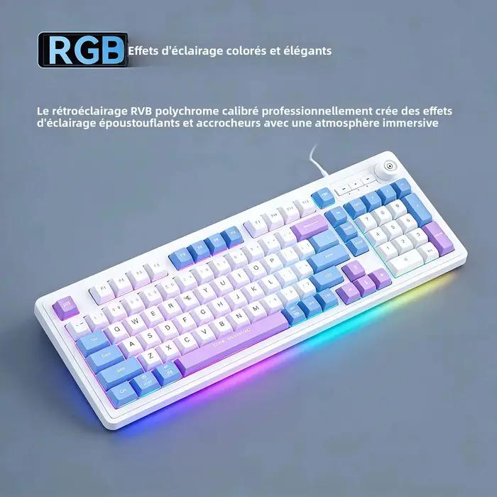 Clavier filaire à sensation mécanique