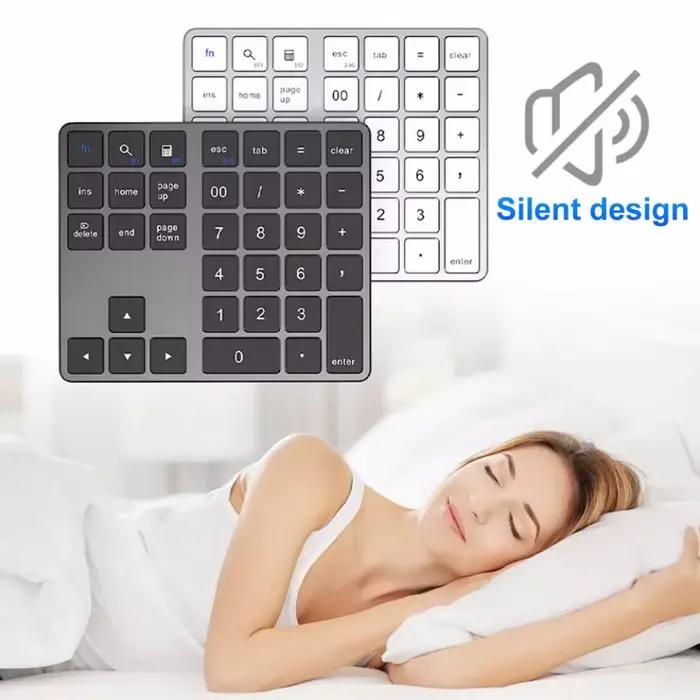 2.4 Ghz sans fil + Bluetooth clavier numérique K35 pavé