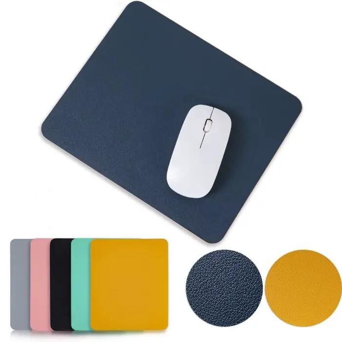 Tapis de souris en cuir PU