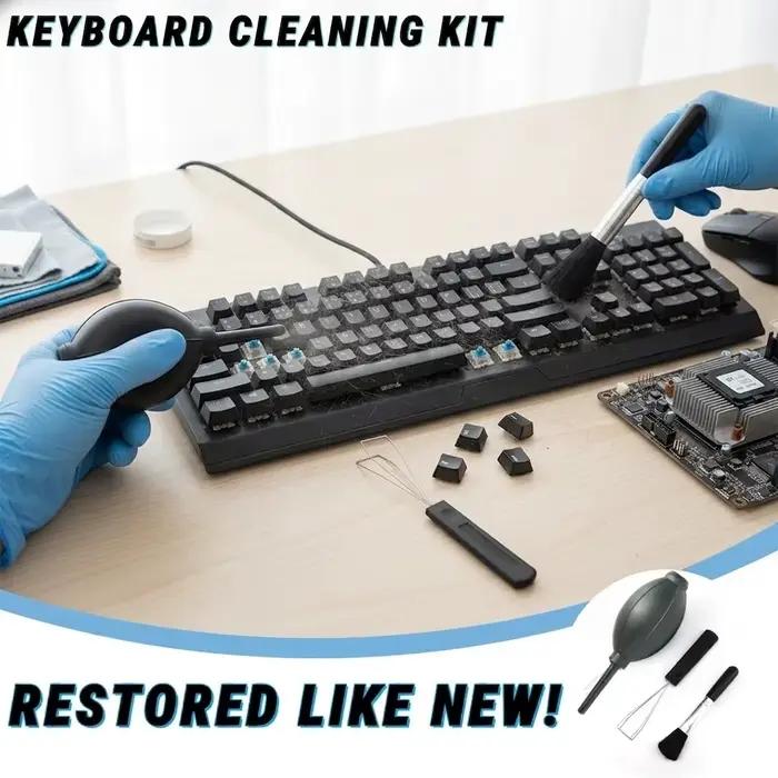 Kit de nettoyage de clavier 3 en 1