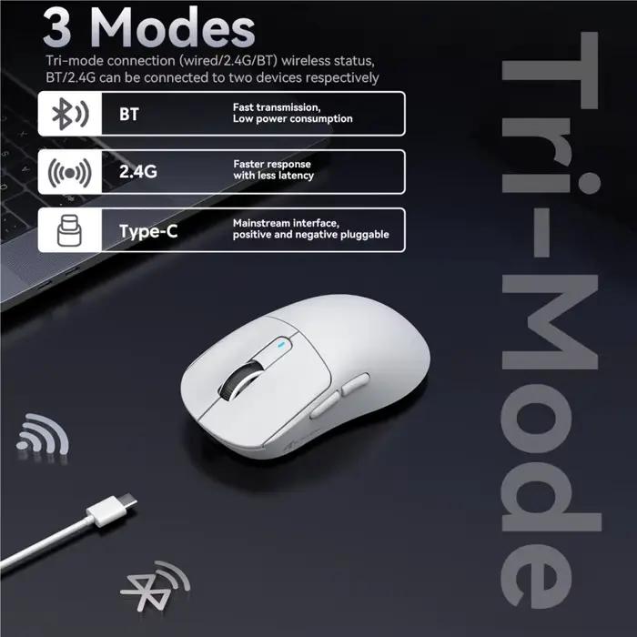 ATTACK SHARK X3 souris légère sans fil Bluetooth connexion tri-mode