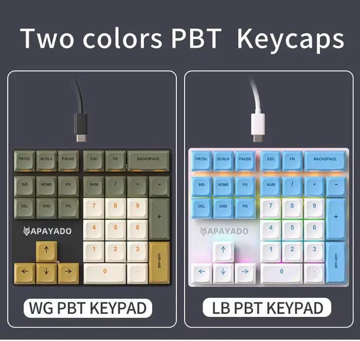 Mini clavier mécanique numérique K33 APAYADO