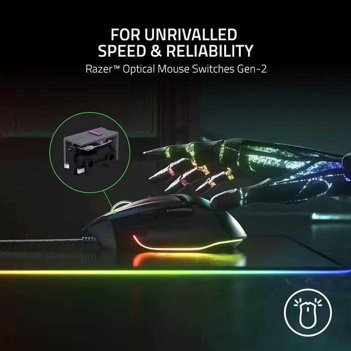 Razer Basilisk V3 souris de jeu filaire originale Gamer 26000 DPI capteur optique e-sports avec éclairage rvb pour ordinateur portable