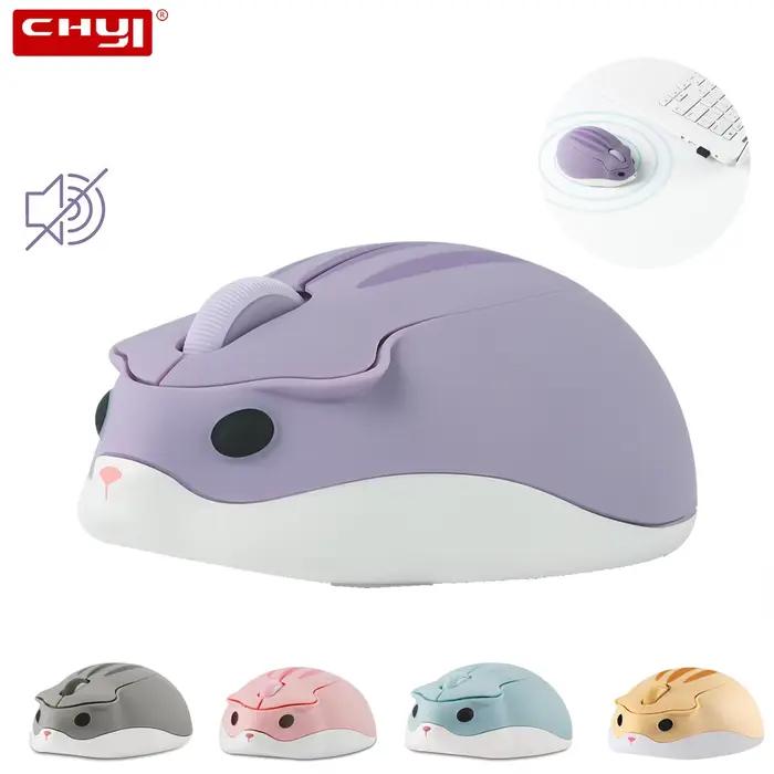 2.4G souris sans fil violet Hamster forme