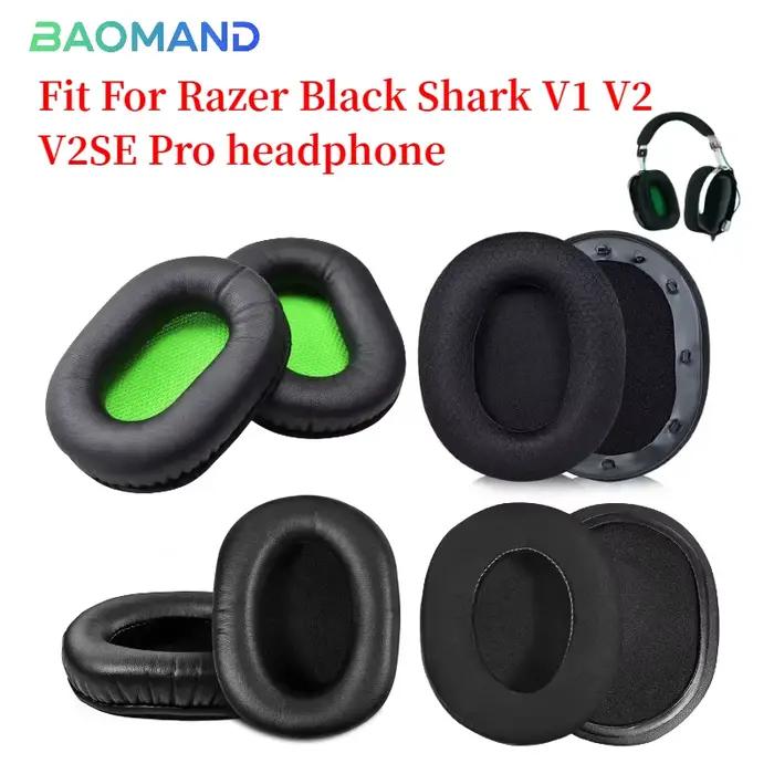 Coussinets d'oreille de remplacement pour casque Razer Black Shark V1 V2 V2SE Pro