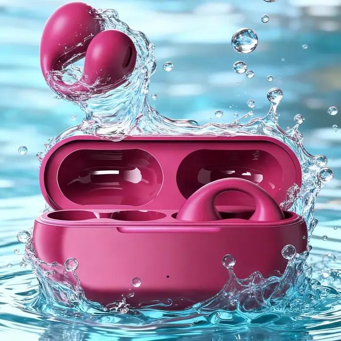 Écouteurs sans fil Bluetooth avec clip d'oreille