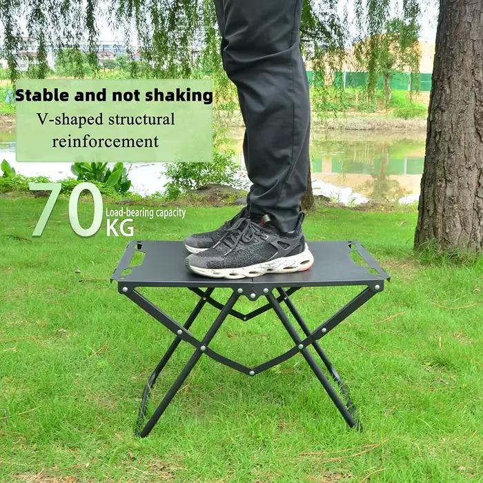 Table de pique-nique Portable, Tables de plage, Table de camping pour sable, bord pliable avec creux, articles suspendus, plus pratiques