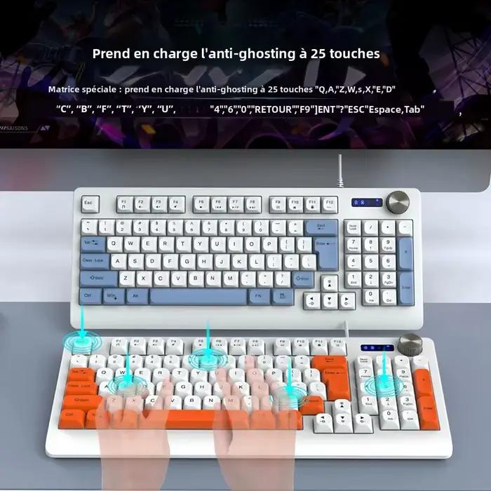 Clavier de jeu filaire 93 touches